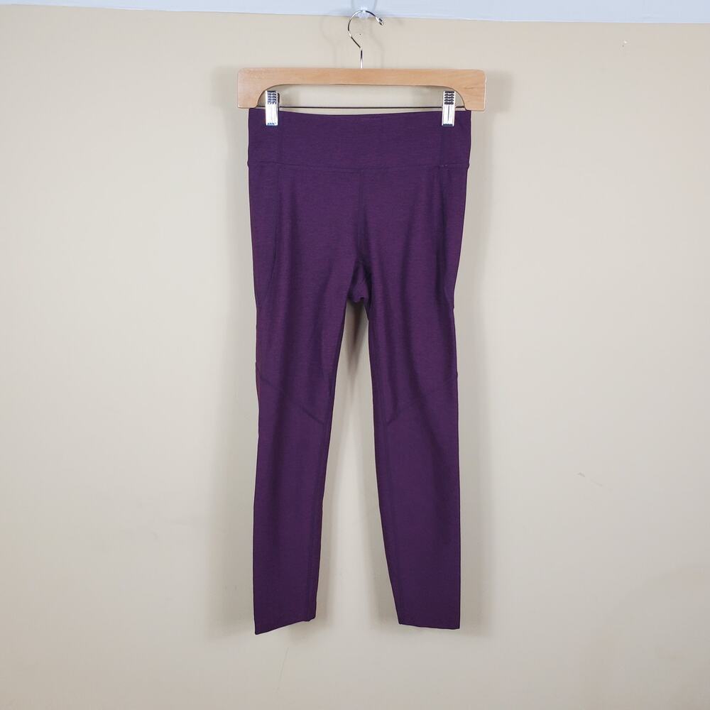 Outdoor Voices Purple Cropped Mid-rise Leggings Women's Size S